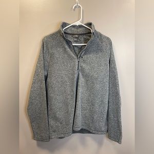 NWOT - Eddie Bauer quarter zip, heather gray, size medium. Never worn!